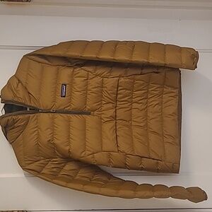 Patagonia RARE Gold down sweater pullover with hood - Mint Condition!